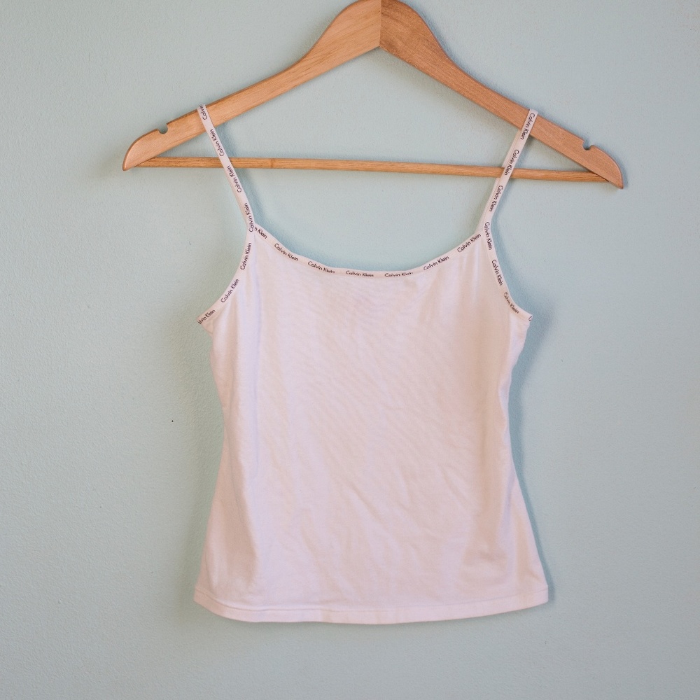 90s Calvin Klein Logo Classic Tank